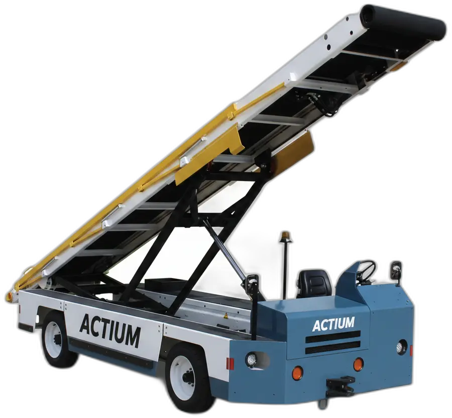 Tug 660 belt loader in Actium livery